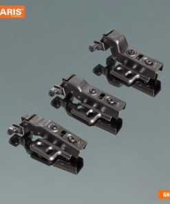 Bản lề khung nhôm Hamburg GH30, thép mạ NICKEL, giảm chấn