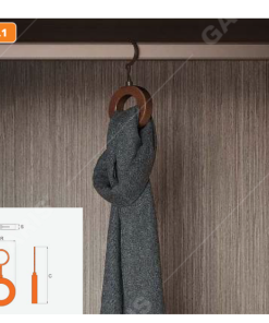 MÓC GỖ TREO KHĂN GW01.1
