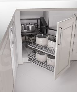 Hệ góc liên hoàn thông minh nan oval màu titan MC02N.45