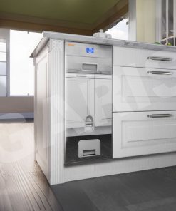 Thùng gạo mặt kính 01 khoang, nút nhấn xuống 15kg MR06.30M/MR06.30B/MR06.30W